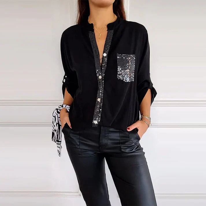 Glans Blouse | 30% Moederdag Korting