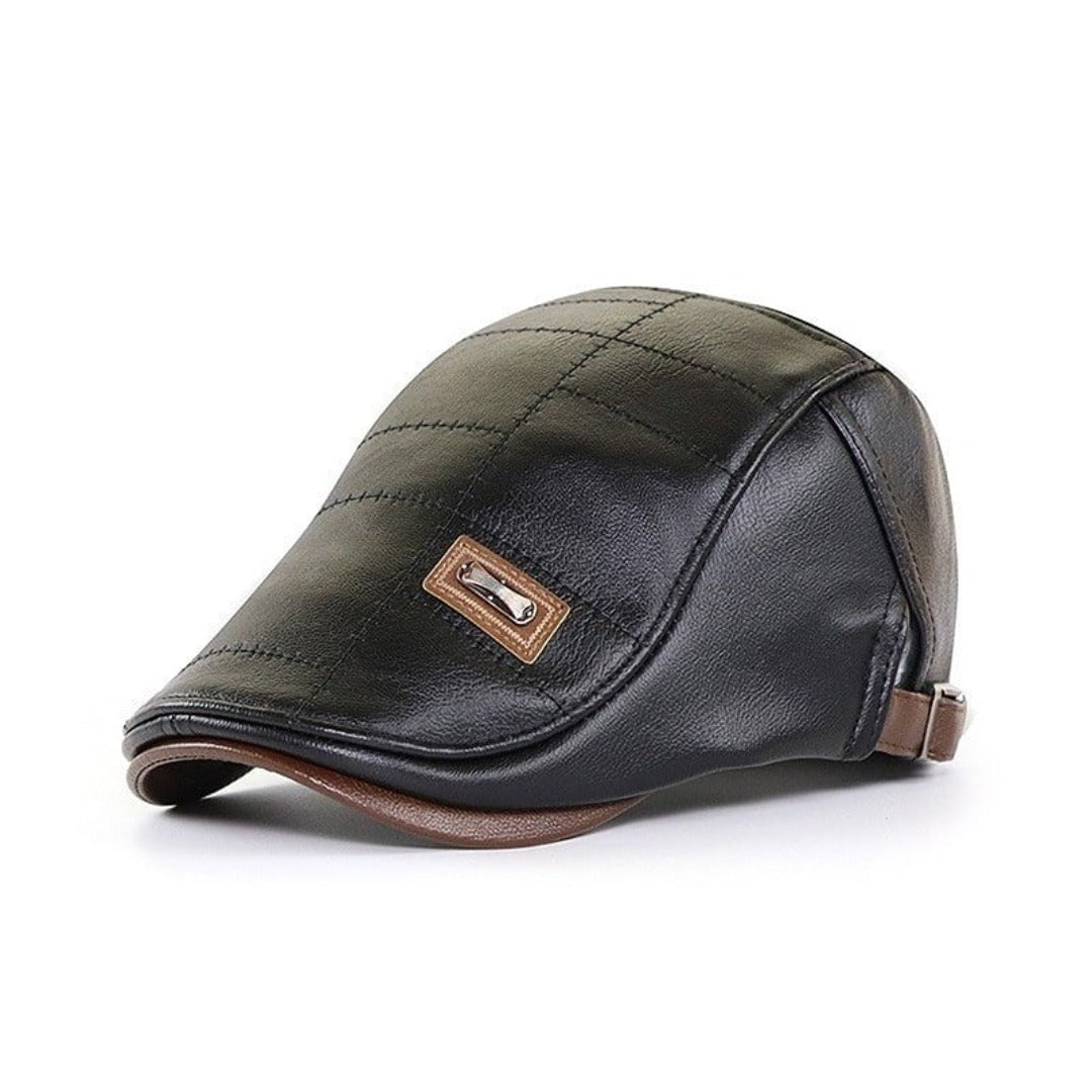 EasyCap™ | Heren leren cap (Tijdelijk 20% korting)
