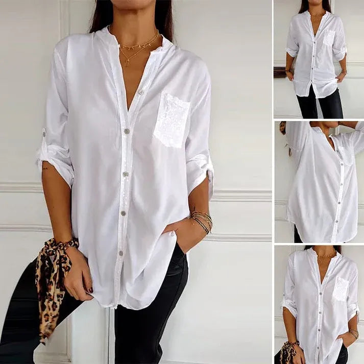 Glans Blouse | 30% Moederdag Korting