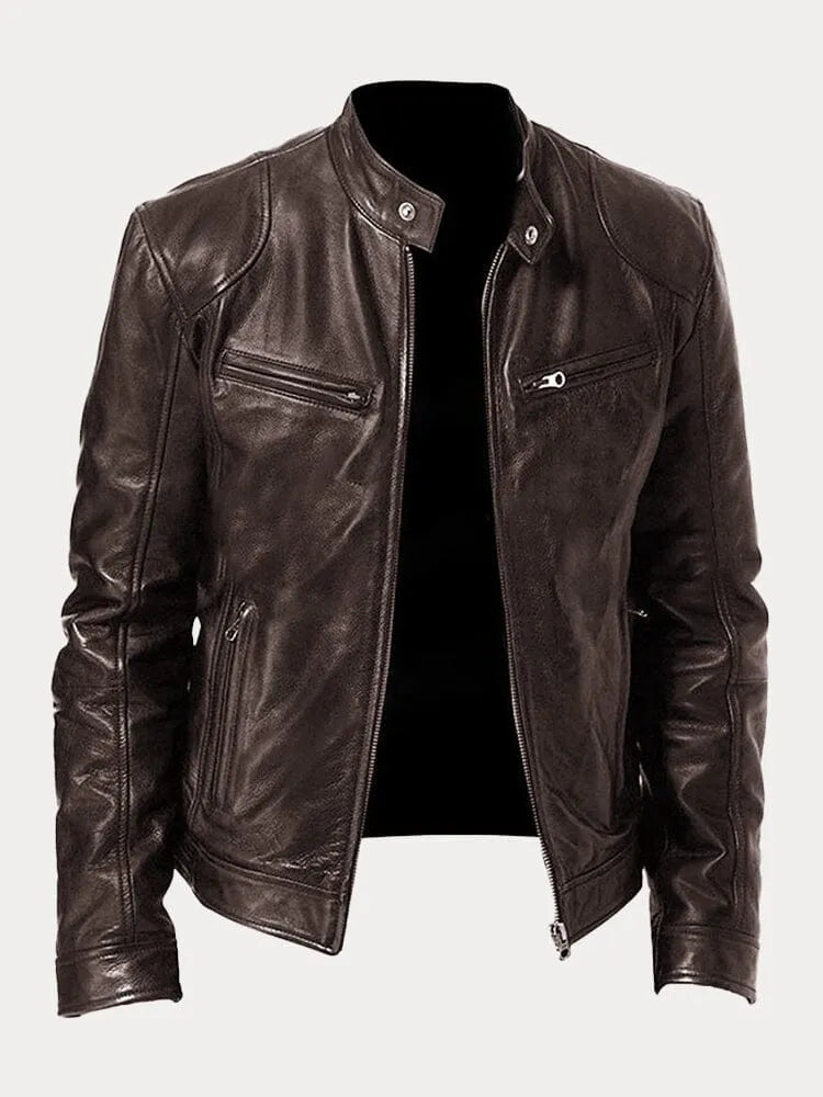 Roger™ - Casual leren jas