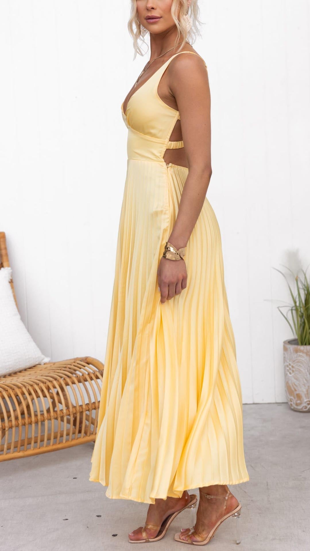 Zomerbries Geplooide Jurk | 40% korting