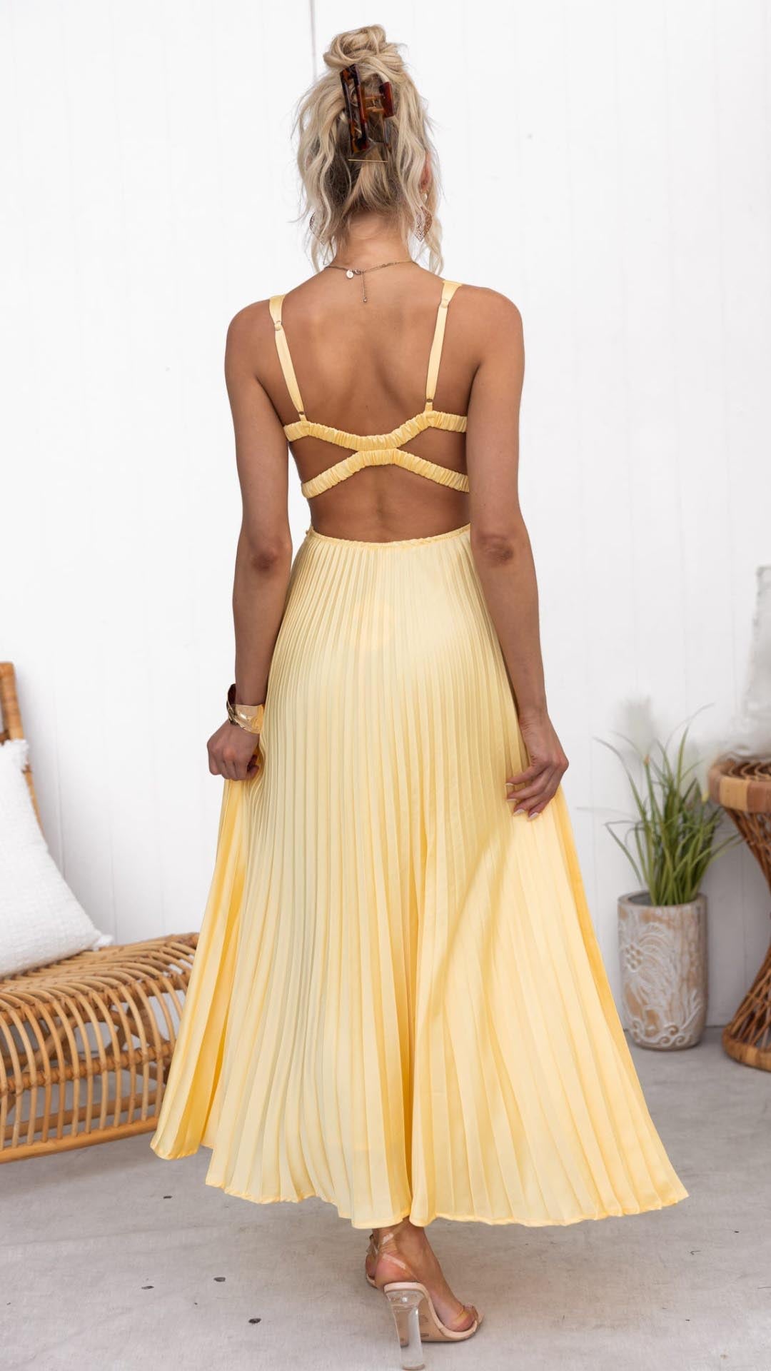 Zomerbries Geplooide Jurk | 40% korting