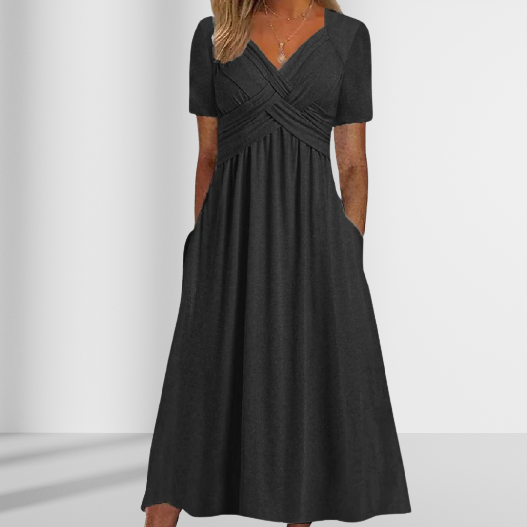 Celeste lente jurk | 1+1 Gratis