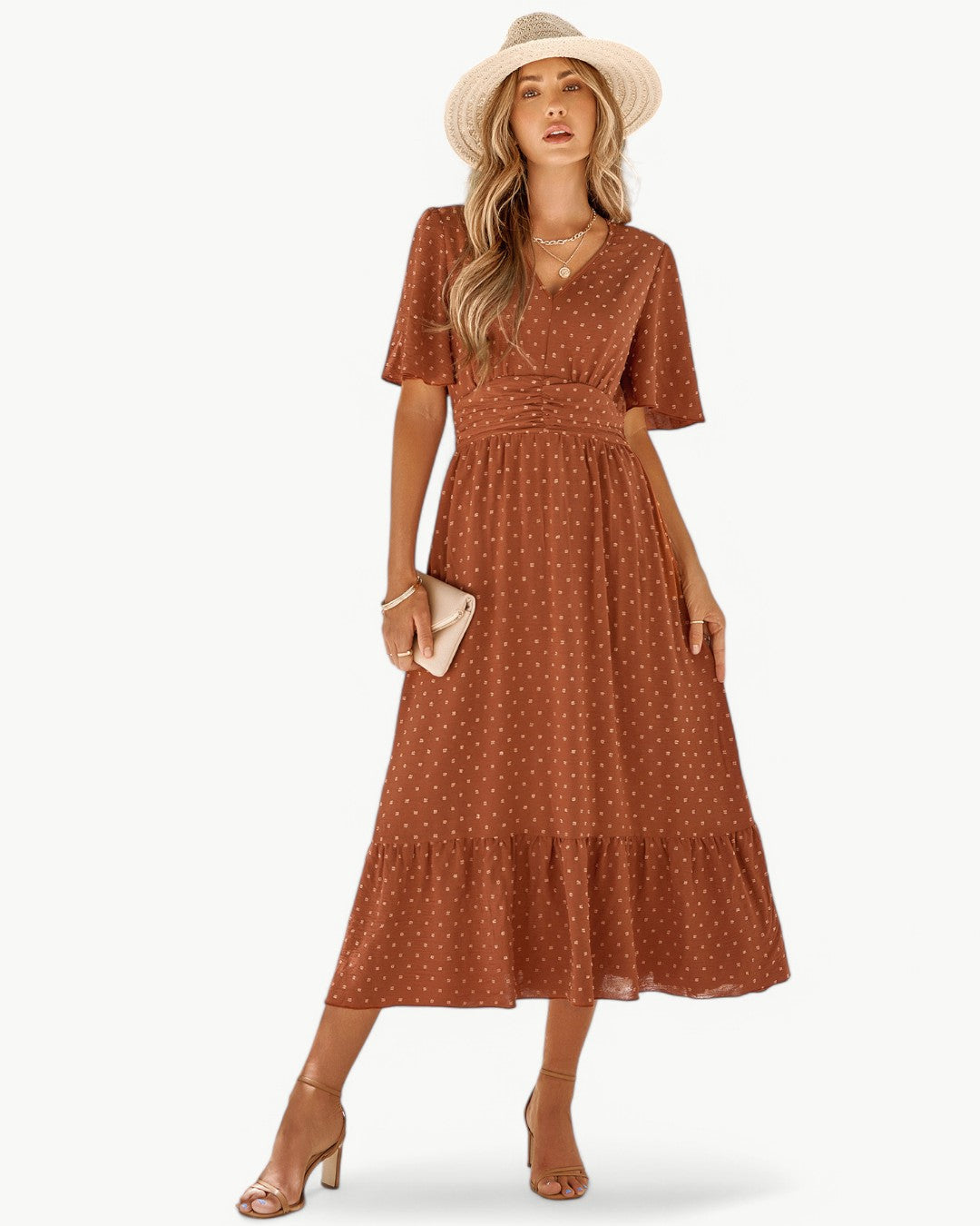 Serena Zomerjurk met V-hals | 25% Lente Korting