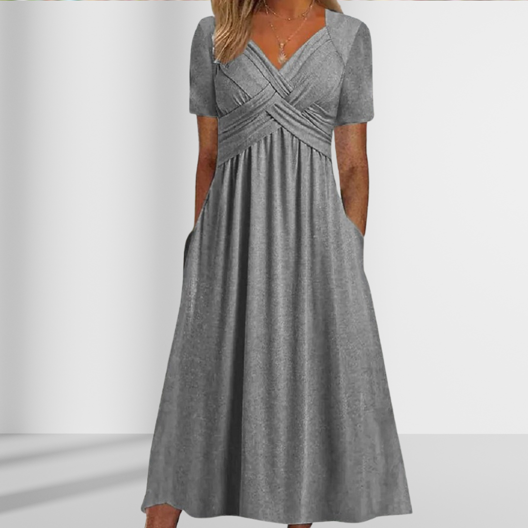 Celeste lente jurk | 1+1 Gratis