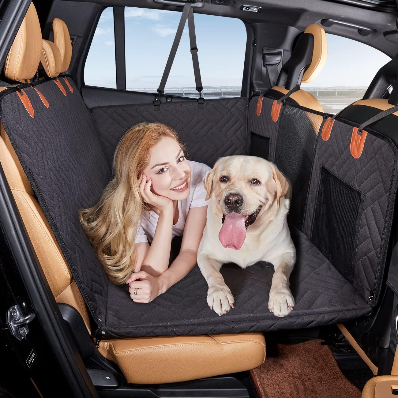 Dierenbuddy™ - Autostoelhoes met harde bodem