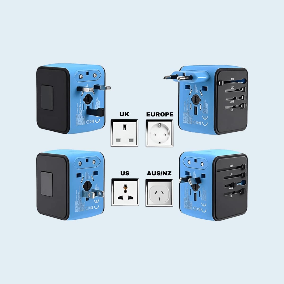 Universele Reis Adapter | 1+1 Gratis