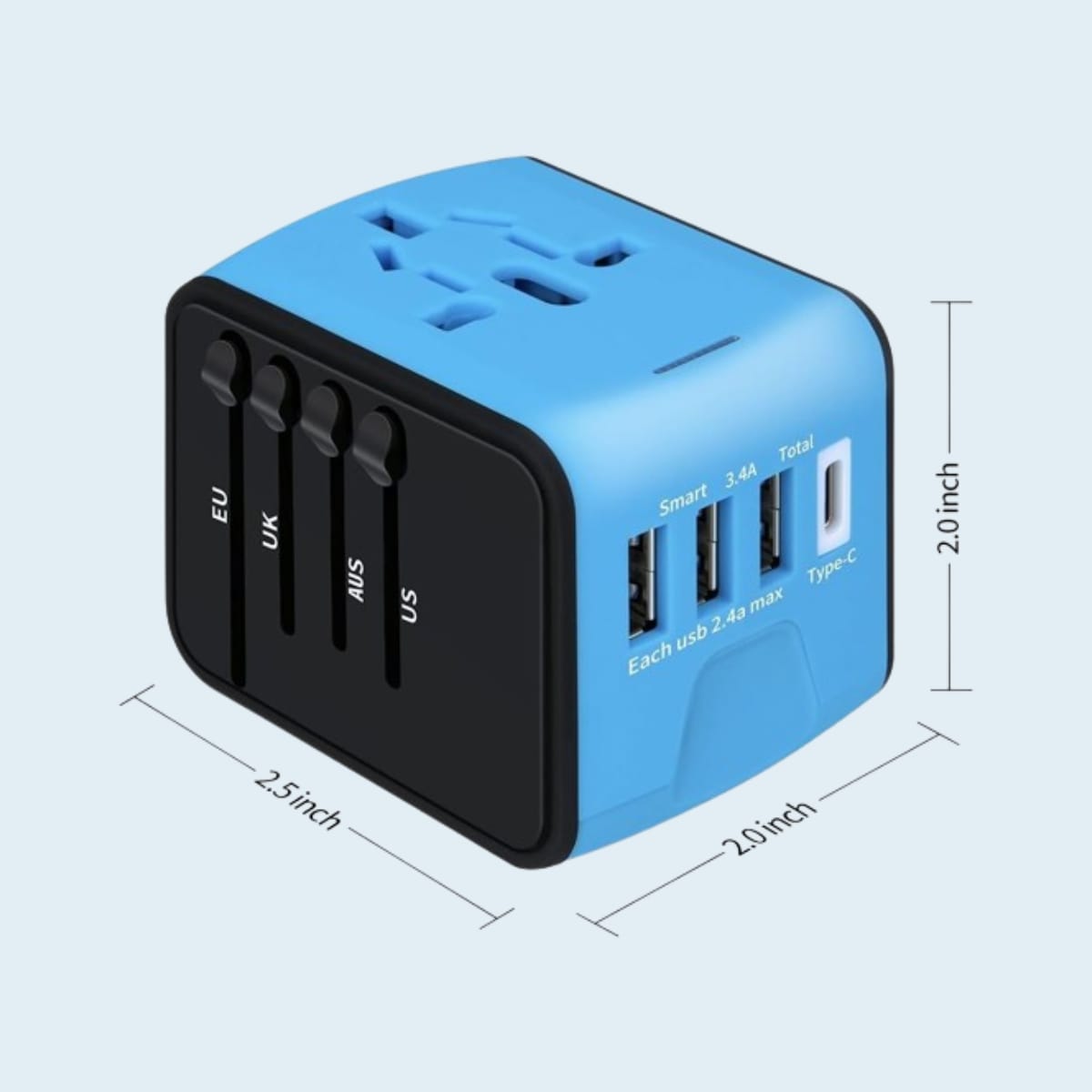 Universele Reis Adapter | 1+1 Gratis